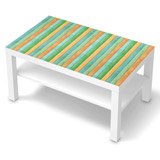 Wandtattoos: Wandtattoo Ikea-Lack-Tabelle Pastell Holz 3