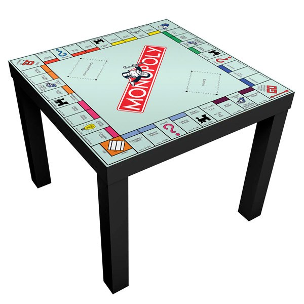 Wandtattoos: Wandtattoo für Ikea Lack Monopoly