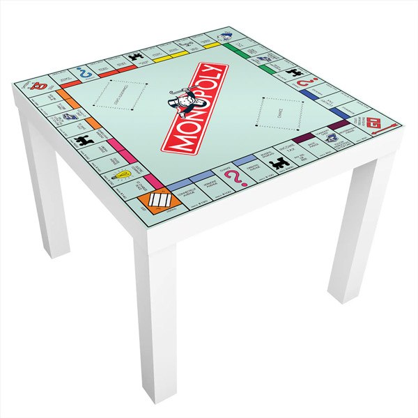 Wandtattoos: Wandtattoo für Ikea Lack Monopoly