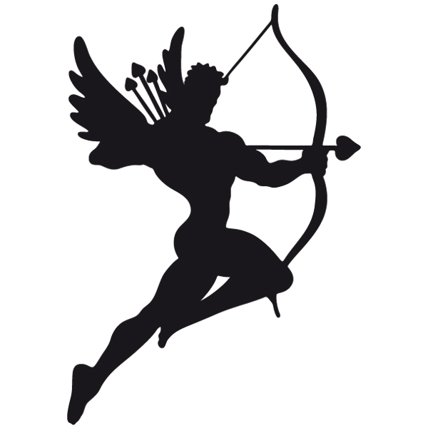 Wandtattoos: Athletische Cupid