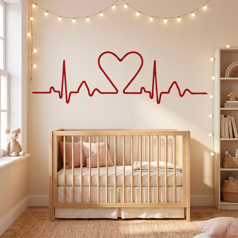 Kopfteil Bett Herz-Elektrokardiogramm 8/8