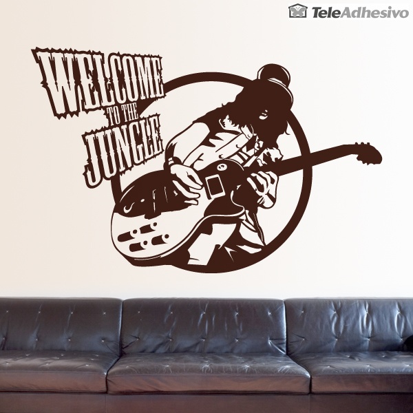 Wandtattoos: Slash, Welcome to the jungle