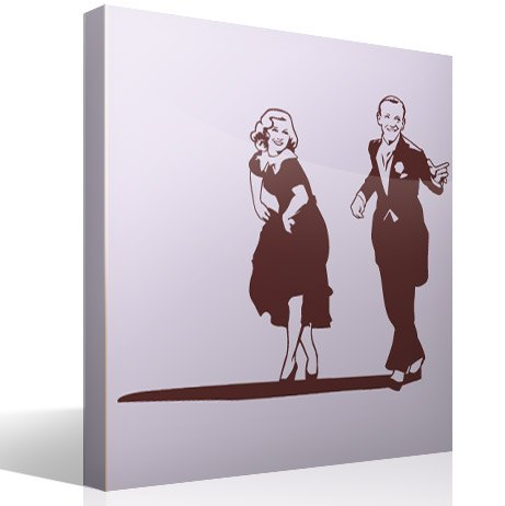 Wandtattoos: Fred Astaire und Ginger Rogers