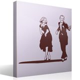Wandtattoos: Fred Astaire und Ginger Rogers 4
