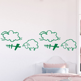 Kinderzimmer Wandtattoo: Bordüre Schafe 3
