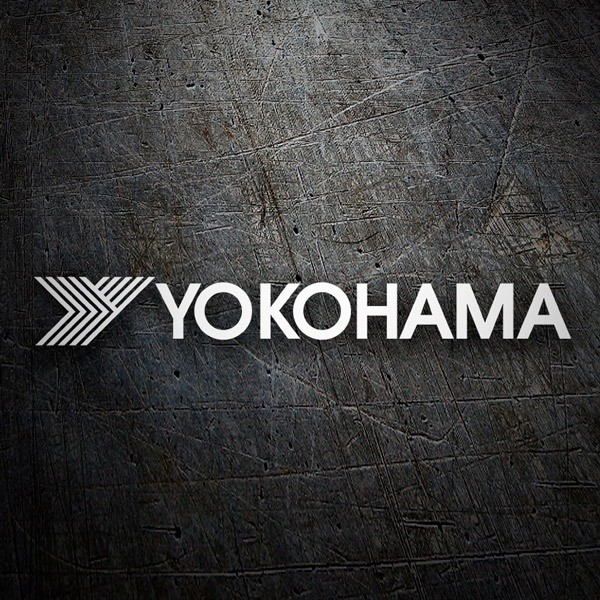 Aufkleber: Yokohama Logo mit Pfeil