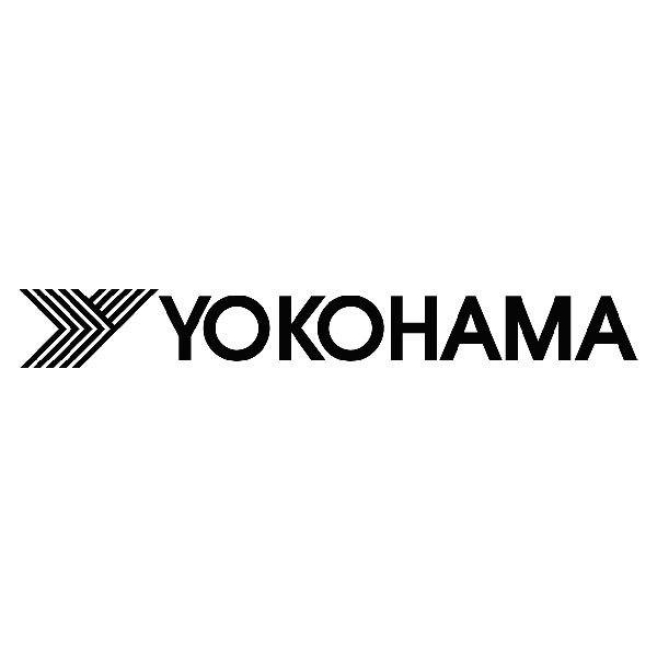 Aufkleber: Yokohama Logo mit Pfeil