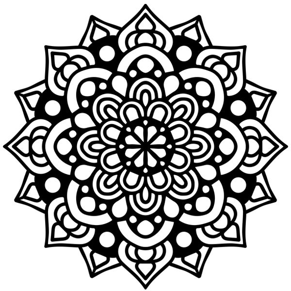Wandtattoos: Buddhistisches Mandala