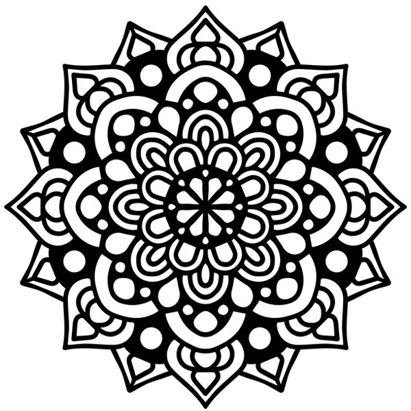 Wandtattoos: Buddhistisches Mandala