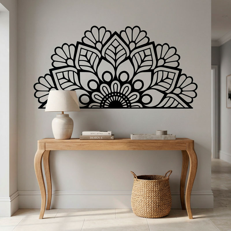 Zen Halbes Mandala 6