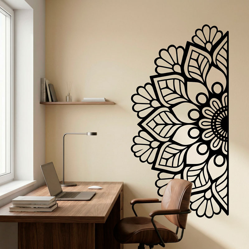 Zen Halbes Mandala 10
