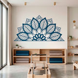 Wandtattoos: Yantra Halbes Mandala 15