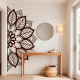 Wandtattoos: Yantra Halbes Mandala 8