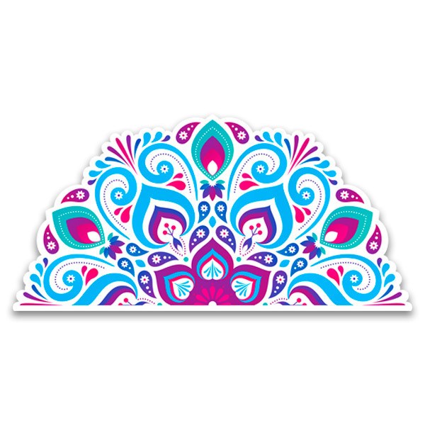 Wandtattoos: Halber Mandala-Weg