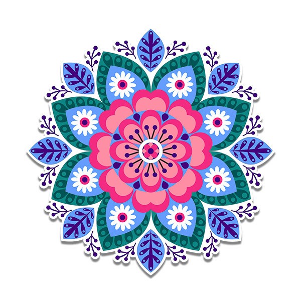 Wandtattoos: Leichtes Mandala