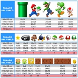 Kinderzimmer Wandtattoo: Set 60X Super Mario Bros 5