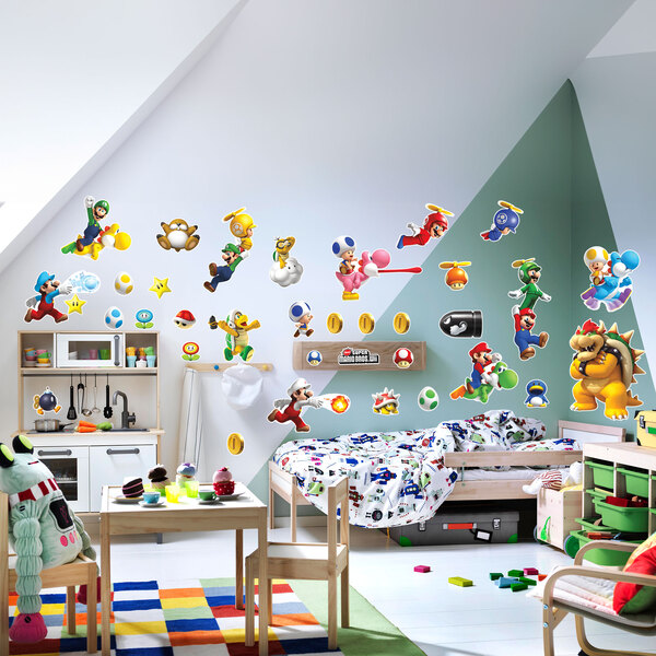 Kinderzimmer Wandtattoo: Super Mario Bros