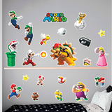 Kinderzimmer Wandtattoo: Set 35X Super Mario Verschiedene 4