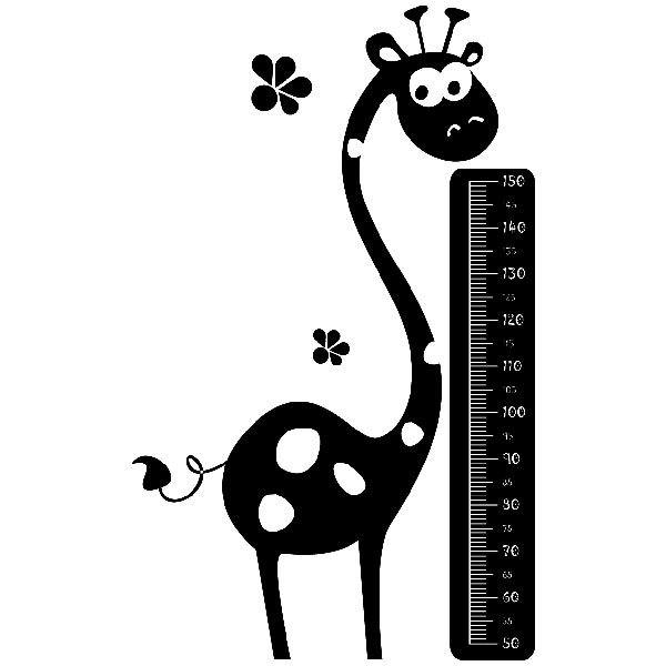 Kinderzimmer Wandtattoo: Messlatte Giraffe