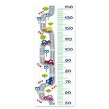 Kinderzimmer Wandtattoo: Messlatte Straße und Autos 6
