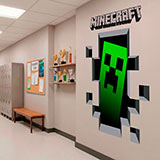 Wandtattoos: Minecraft 3D 1 13