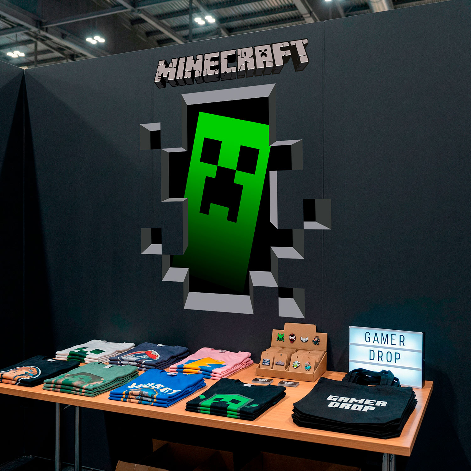 Wandtattoos: Minecraft 3D 1