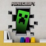 Wandtattoos: Minecraft 3D 1 7