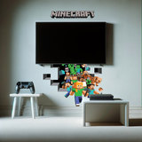 Wandtattoos: Minecraft 3D 2 5