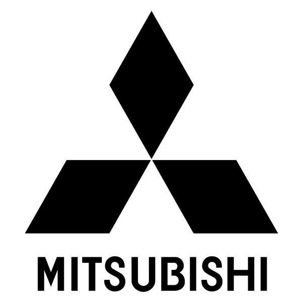 Aufkleber: Mitsubishi-logo