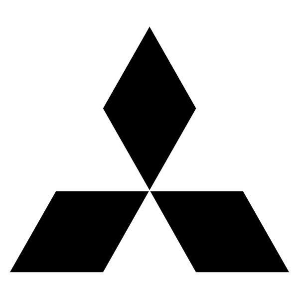 Aufkleber: Mitsubishi-Logo 2