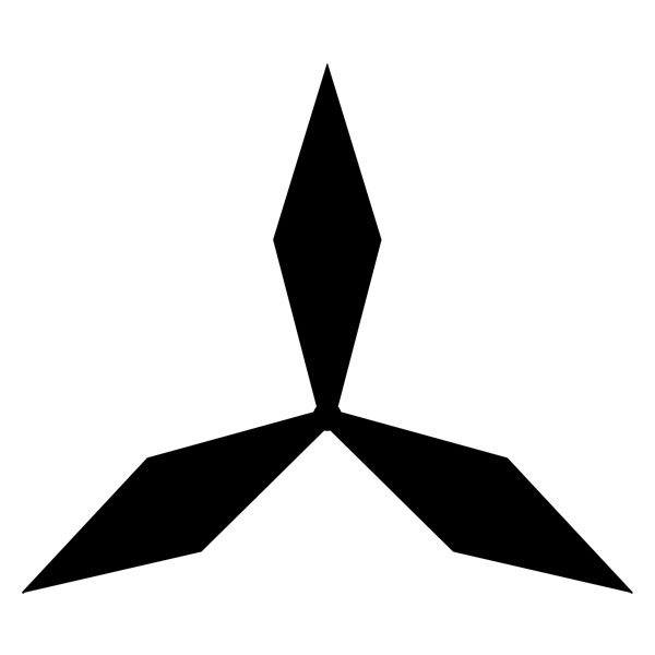 Aufkleber: Mitsubishi logo 3