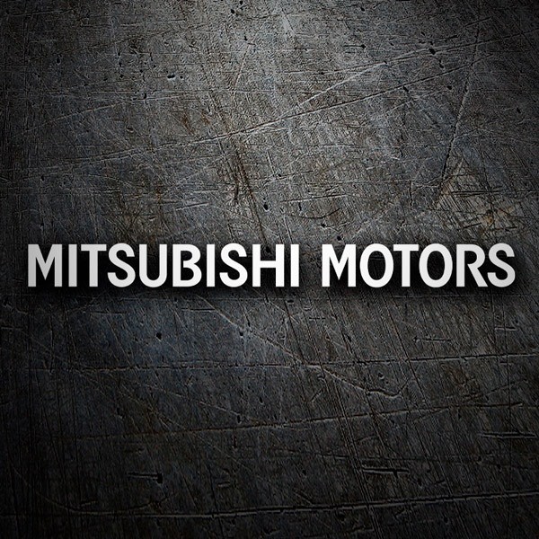 Aufkleber: Mitsubushi Motors