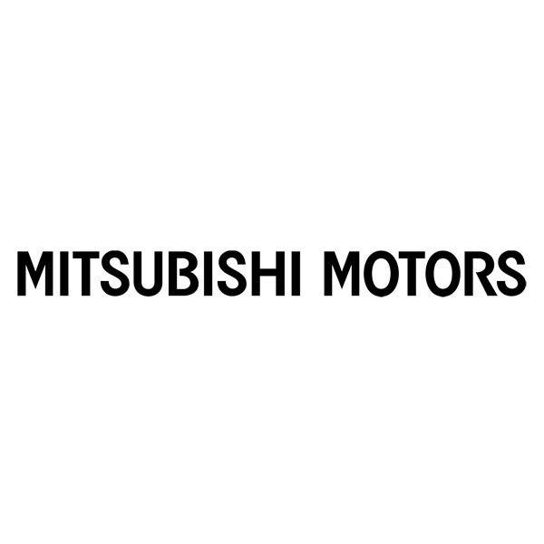 Aufkleber: Mitsubushi Motors