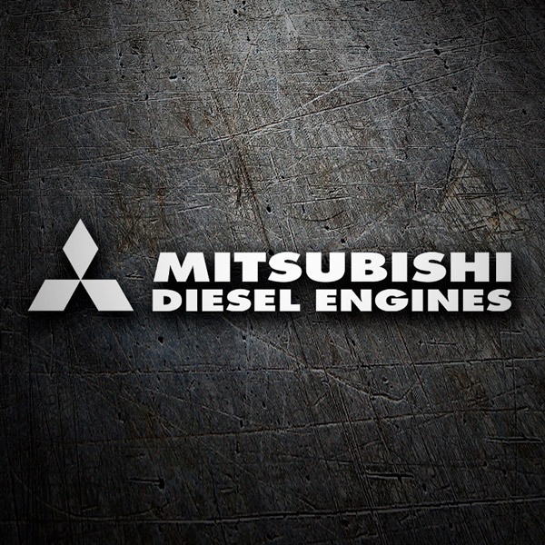 Aufkleber: Mitsubishi Dieselmotoren