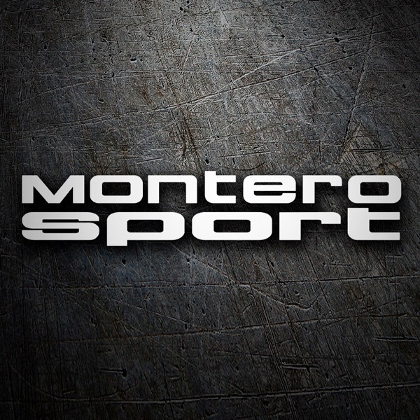 Aufkleber: Montero Sport