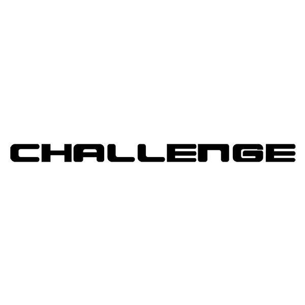 Aufkleber: Challenge