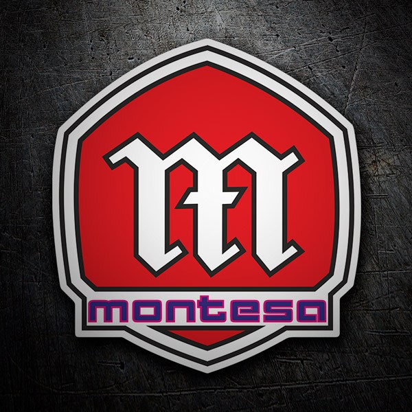 Aufkleber: Montesa logo 1