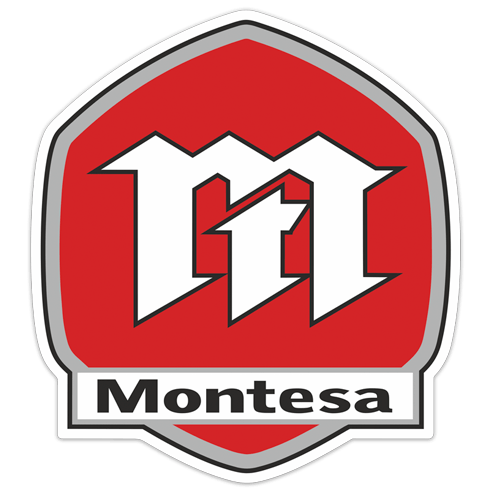 Aufkleber: Montesa Logo 2 Retro