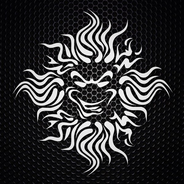 Aufkleber: Dakar Sonne
