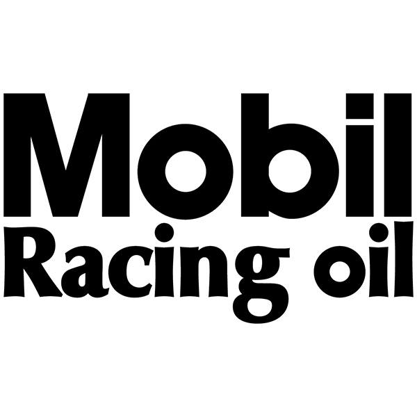 Aufkleber: Mobil Racing Oil