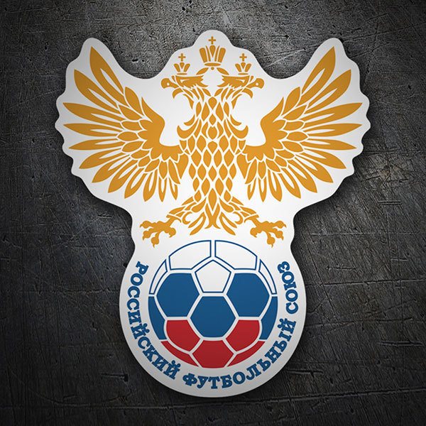 Wandtattoos: Russland - Fußball Schild