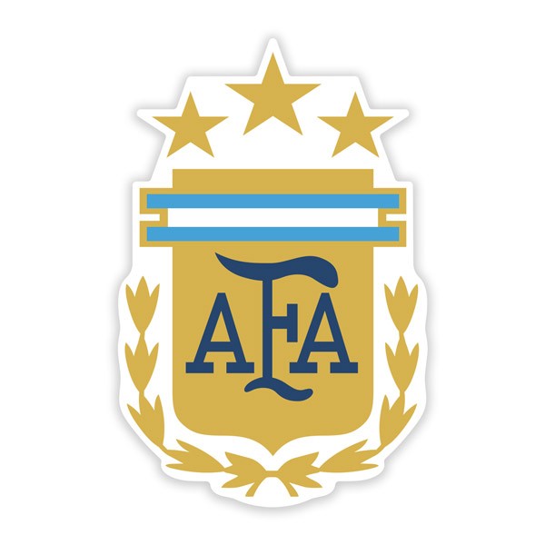 Aufkleber: Argentinien - Fußball Schild