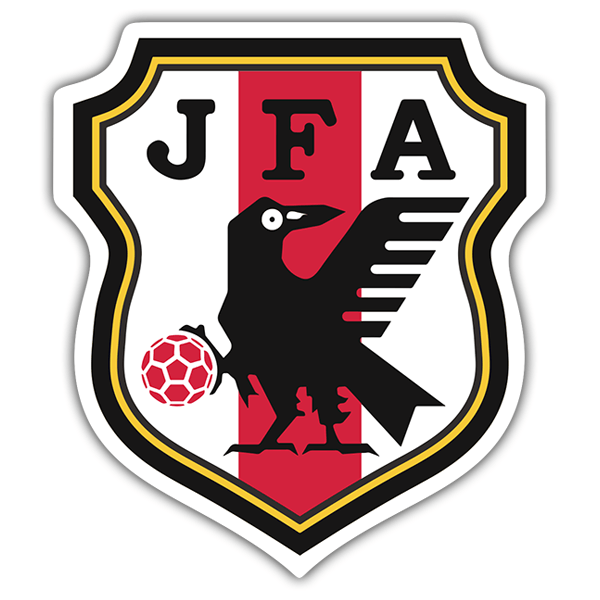 Aufkleber: Japan - Fußball Schild