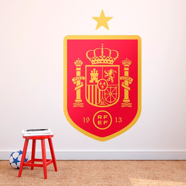 Wandtattoos: Wappen der spanischen Nationalmannschaft