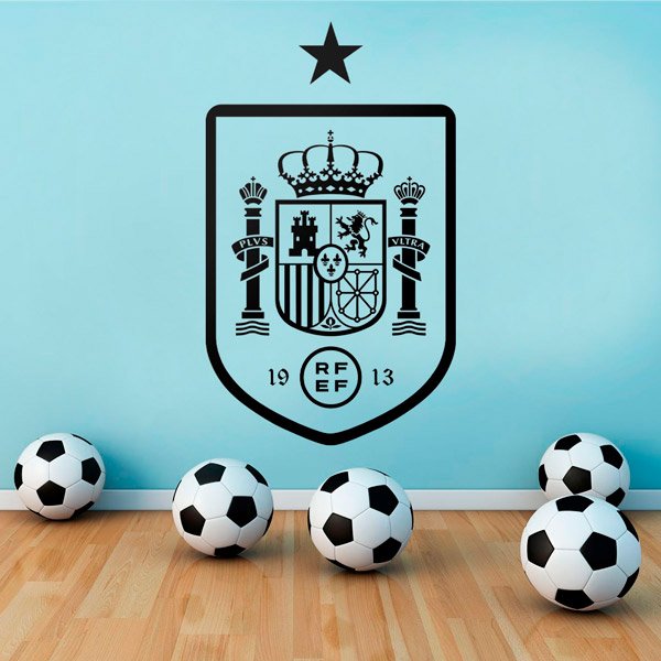 Wandtattoos: Spanische Nationalmannschaft 2022 Schild
