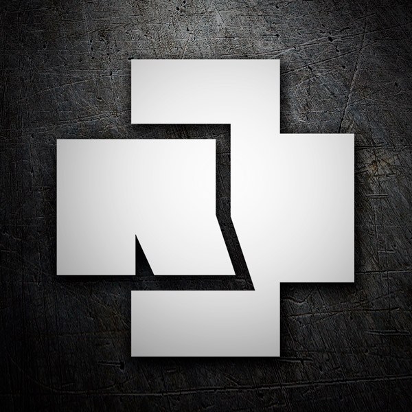 Aufkleber: Rammstein Logo