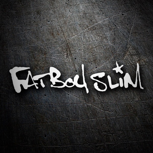 Aufkleber: Fatboy Slim mit Stern