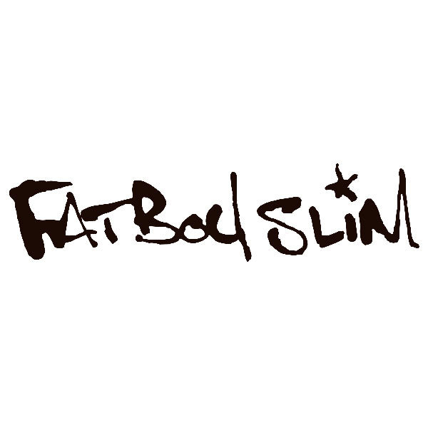 Aufkleber: Fatboy Slim mit Stern
