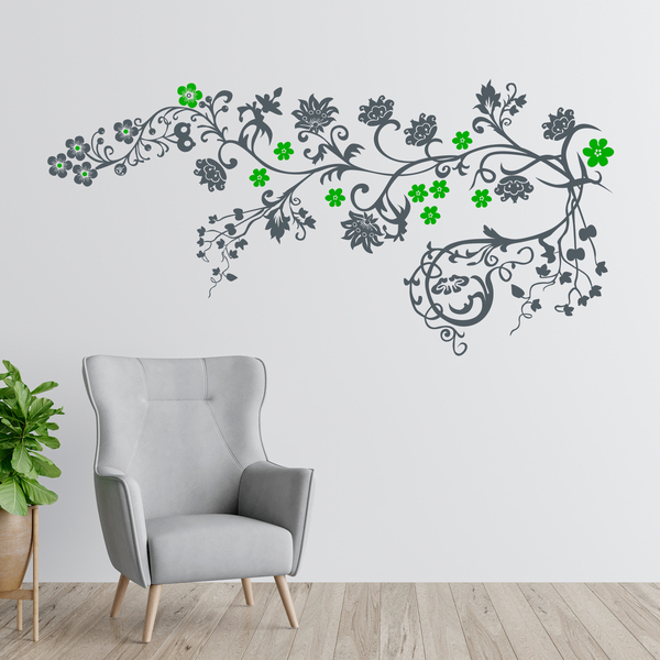 Wandtattoos: Blumen Parsley