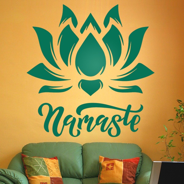 Wandtattoos: Namaste Lotusblume